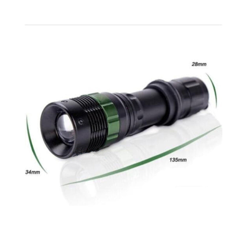 Super Bright Light CREE XM-L Q5 10000 Lumen Zoomable Led Flashlight Torch Zoom