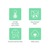 SwaddleMe By Ingenuity Easy Change Swaddle, Size Small/Medium, 0-3 Months, 2-Pack - I Love You