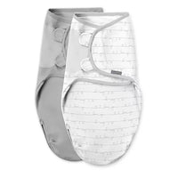 SwaddleMe By Ingenuity Easy Change Swaddle, Size Small/Medium, 0-3 Months, 2-Pack - I Love You
