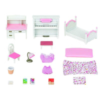 Sylvanian Families - Girl's Bedroom Set