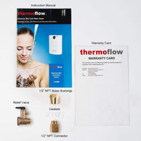 Thermoflow Electric Mini Tank Water Heater, 2.5 Gallon 120V Corded Under Sink Small Hot Water Heater For Point Of Use Instant Hot Water