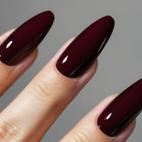 Burgundy Meta Nail Color 12