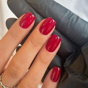 Burgundy Meta Nail Color 5