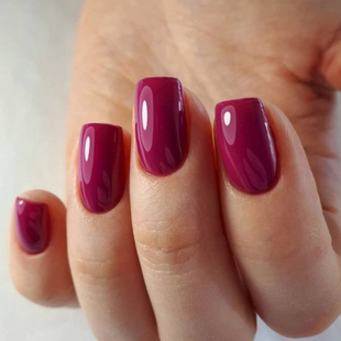 Burgundy Meta Nail Color 10