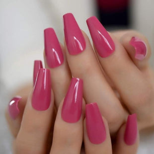 Rose Pink Meta Nail Color 3