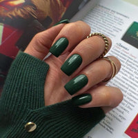 Forest Green Meta Nail Color 3