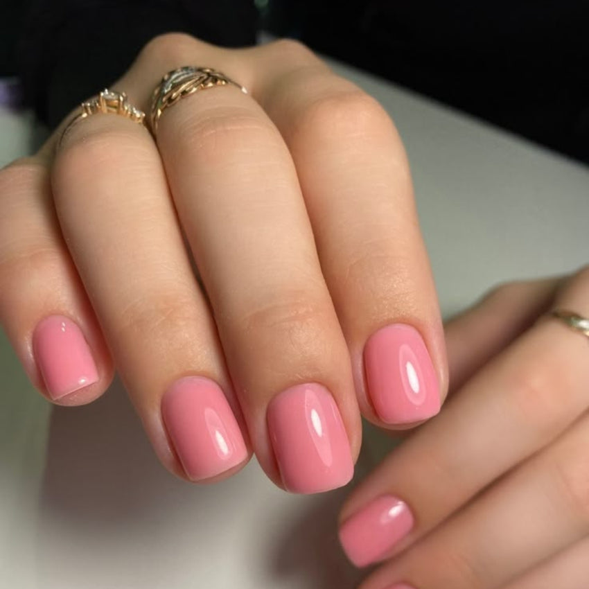 Tinted Pink Meta Nail Color 3