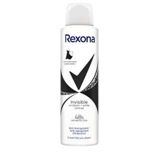 Rexona deo spray 200ml Women Invisible for Black White