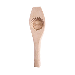 Carved Wooden Round Maamoul Middle Eastern Cookie Mold 2.5 Diameter & 0.5 Depth