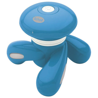 Delfino Handheld Electric Massager, Full Body Wave Vibration Massager for Head, Neck, Shoulder, Hand, Leg, Best Relaxing Product for Fatigue, Color (Blue)