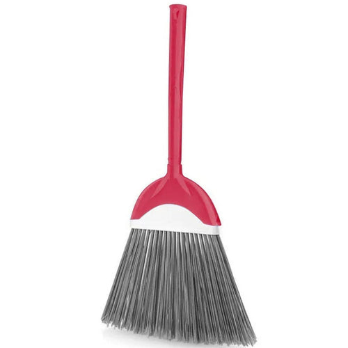 Titiz Cleaning Broom with Plastic handle - Red, Big