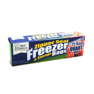 Food Storage Bags Quart 25 Bags