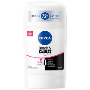 NIVEA Black & White Clear Antiperspirant Stick 50ml