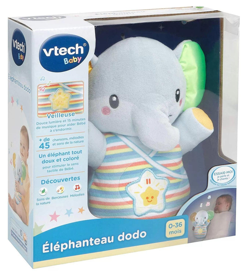 Vtech Baby Glowing Lullabies Elephant, Blue