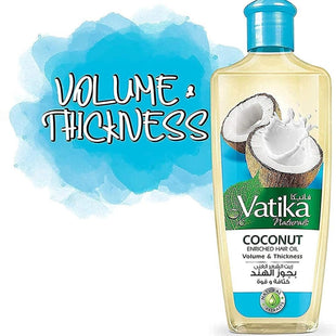 Vatika Coconut Enriched Hair Oil Volume And Thickness 300ml