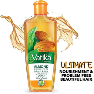 Vatika Imported Almond Enriched Hair Oil For Softness & Shine Hair Oil 300ml