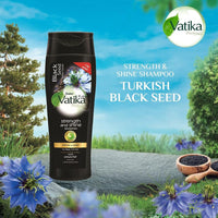 Vatika Naturals Blackseed (Habba Sauda) Shampoo 360 ml + 15 % OFF Strength & Shine Natural Extracts For Weak & Dull Hair