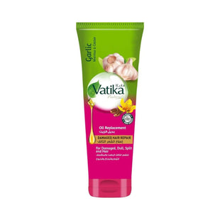 Vatika Naturals Damaged Hair Repair 200 ml | Garlic, Marrow & Castor | For Damaged & Dull Hair | Non-Sticky & Non-Greasy