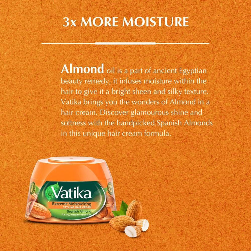 Vatika Naturals Extreme Moisturizing Style Hair Cream 140ml