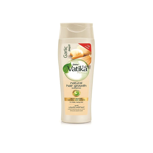 Vatika Naturals Garlic Shampoo 360 ml + 15% OFF Helps Maintain Natural Hair Growth  For Weak & Falling Hair