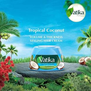 Vatika Naturals Tropical Coconut Styling Hair Cream 140ml