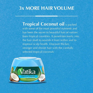 Vatika Naturals Tropical Coconut Styling Hair Cream 140ml
