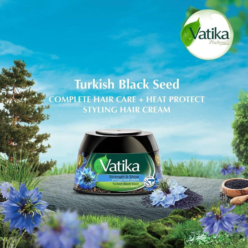 Vatika Naturals Turkish Black Seed Styling Hair Cream 140 ml