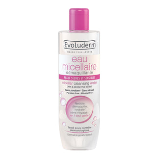 Evoluderm Micellar Cleaning Water Dry and Sensitive Skin 250ml