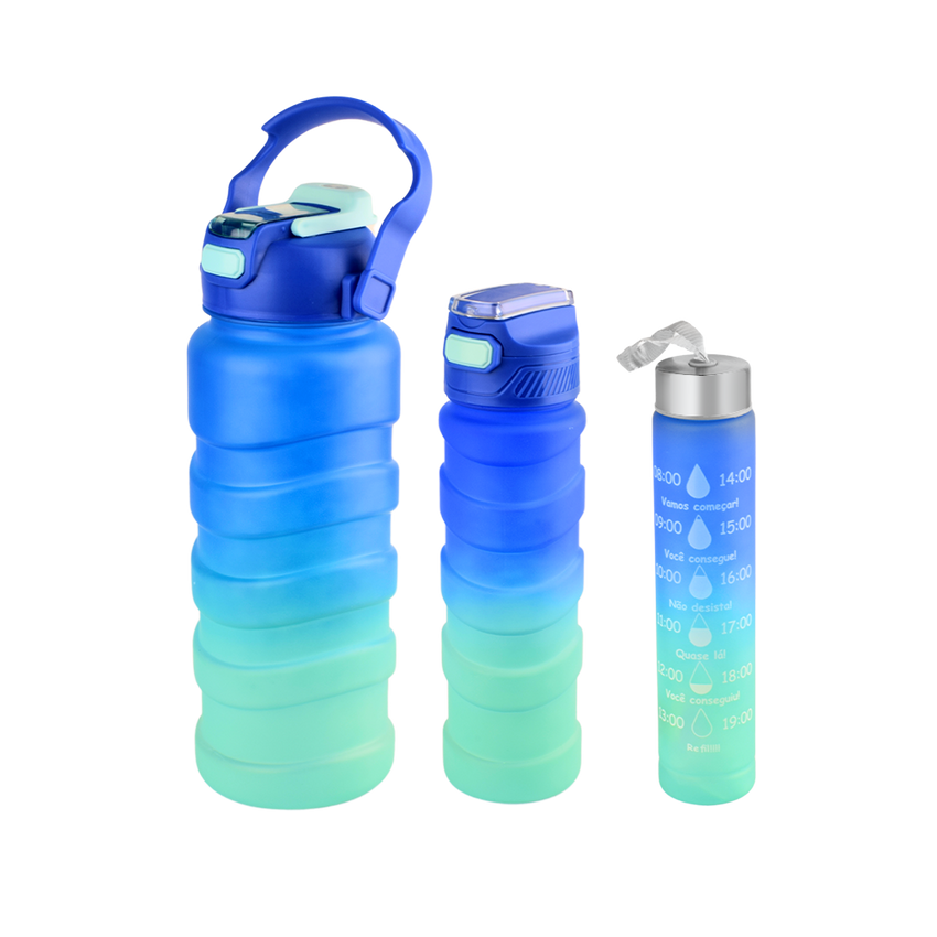 Water Bottle Motivational 2000 Milliliters
