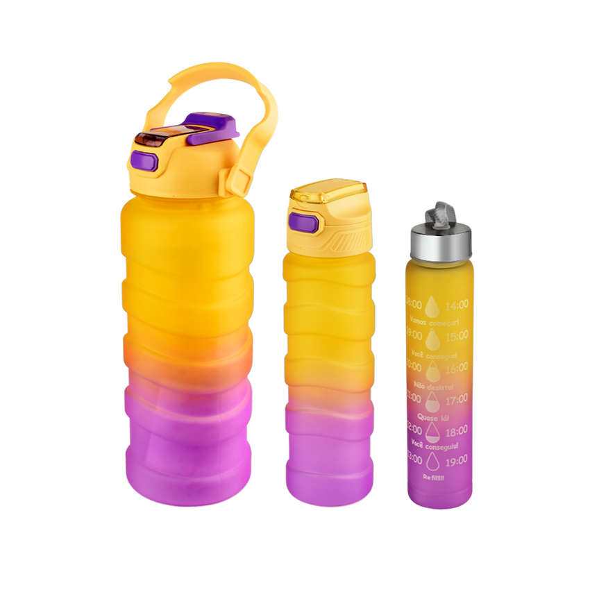 Water Bottle Motivational 2000 Milliliters