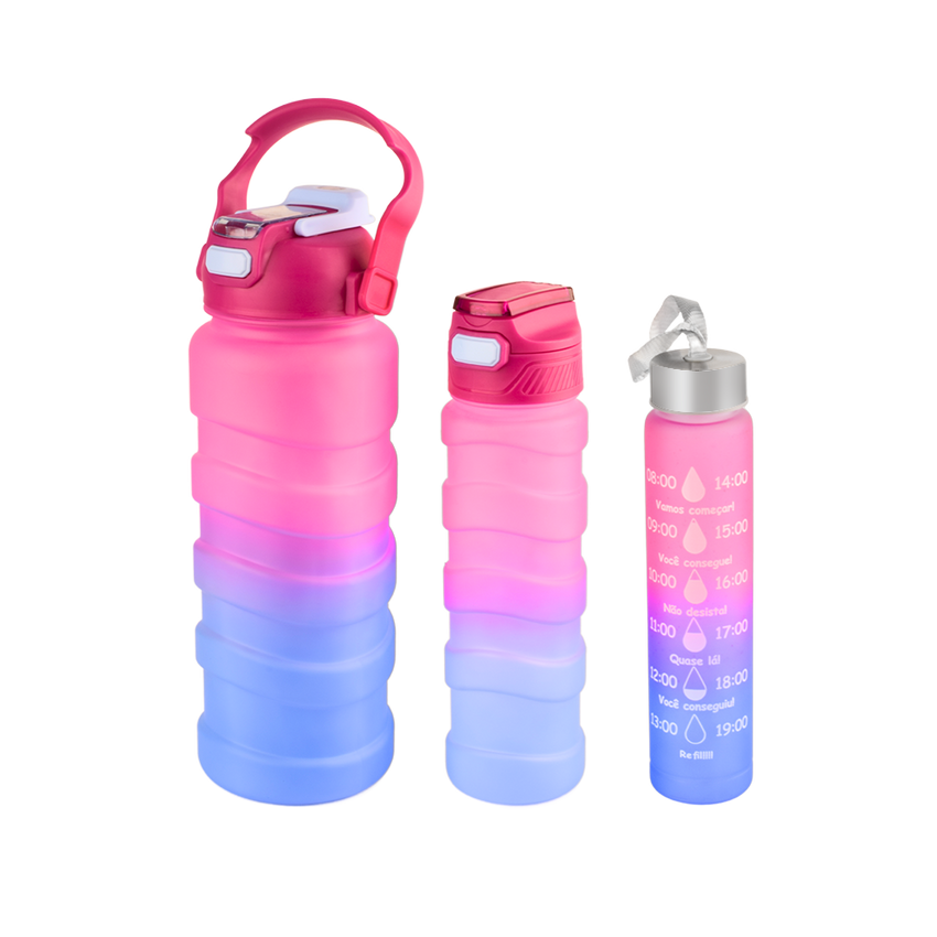 Water Bottle Motivational 2000 Milliliters