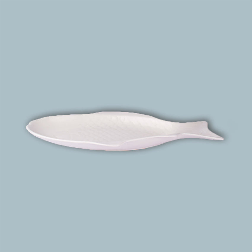 White Fish Dish 35x18.5cm