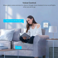 Wifi Smart Plug 20A EU Smart Socket With Power Monitor Timing Smart Life Support Alexa Google Home Yandex SmartThings