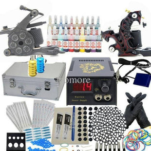 WindWilder 3 Tattoo Machine Kit Tattoo Complete Set Professional Tattoo Machine Complete Set Beginner Tattoo Set With 7 Ink + Box