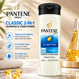 Pantene Pro-V Classic 2-in-1 Shampoo & Conditioner 375ml
