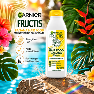 Garnier Fructis Banana Hair Food Strengthening Conditioner 300ml