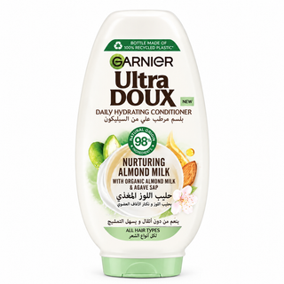 Garnier Ultra Doux Daily Hydrating Conditioner with Organic Almond Milk & Agave Sap 200ml