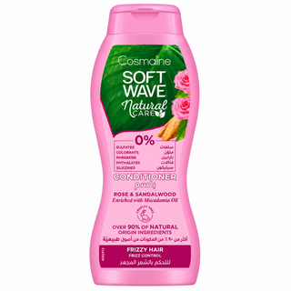 Cosmaline Soft Wave Natural Care Rose & Sandalwood Conditioner with Macadamia Oil 400ml