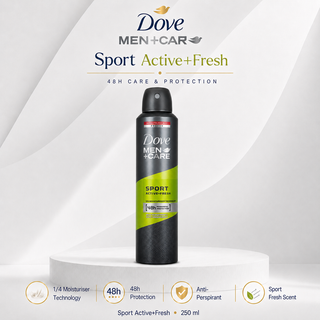 Dove Men+Care Sport Active+Fresh 48h Antiperspirant Spray 250ml