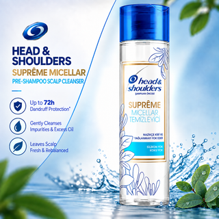 Head & Shoulders Supreme Micellar Pre-Shampoo Scalp Cleanser 250ml
