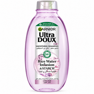 Garnier Ultra Doux Smoothing Shampoo with Rice Water & Starch 600ml