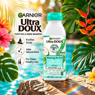 Garnier Ultra Doux Moisturizing Hair Food Aloe Vera & Coconut Conditioner 350ml