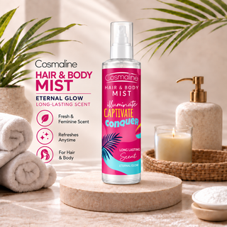 Cosmaline Hair & Body Mist – Eternal Glow Long-Lasting Scent 200ml