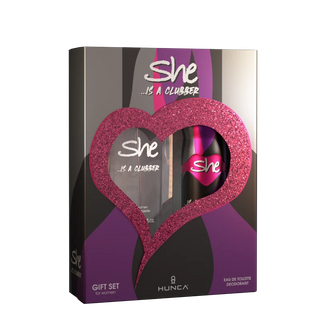SHE IS A CLUBBER GIFT PACK FOR WOMEN - EDT & DEODORANT