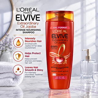 L’Oréal Paris Elvive XXL Format Extraordinary Oil Jojoba Intense Nourishing Shampoo 600ml