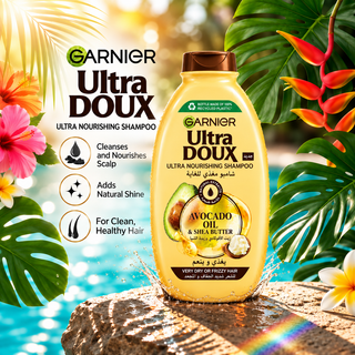 Garnier Ultra Doux Ultra Nourishing Shampoo with Avocado Oil & Shea Butter 400ml