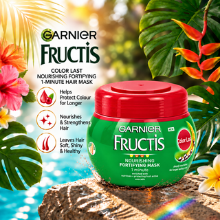 Garnier Fructis Color Last Nourishing Fortifying 1-Minute Hair Mask 300ml