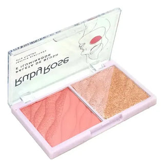 Ruby Rose Paleta De Blush e Iluminador Alta Fixação