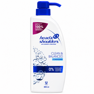 Head & Shoulders Clean & Balanced Anti-Dandruff Conditioner 850ml