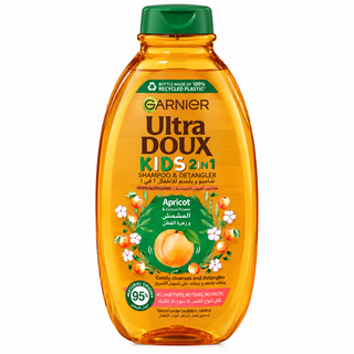 Garnier Ultra Doux Kids 2-in-1 Apricot & Cotton Flower Shampoo & Detangler 400ml